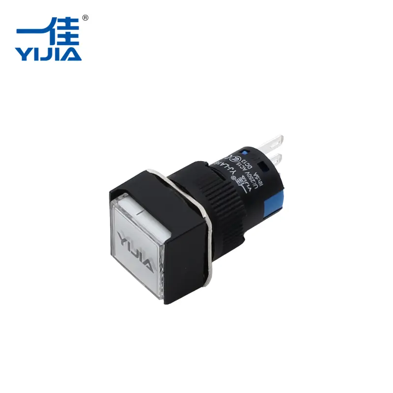 Sakelar tombol tekan persegi