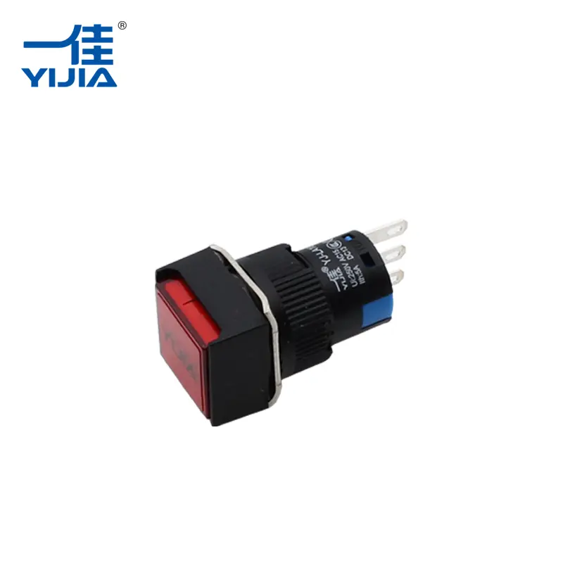 Sakelar tombol tekan persegi